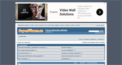 Desktop Screenshot of forum.abecedazahrady.dama.cz