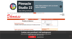 Desktop Screenshot of poradna.dama.cz