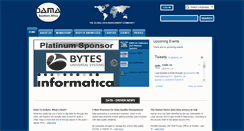 Desktop Screenshot of dama.org.za